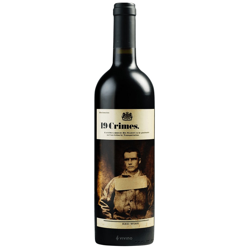 19 crimes wine collection