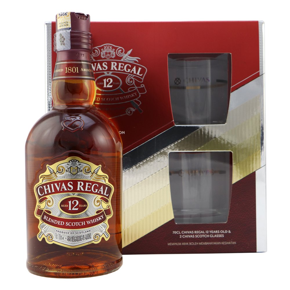 Chivas Regal 12 Year Blended Scotch Whiskey 750ml