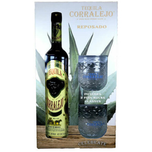 Corralejo Reposado Tequila Gift w/2 Glasses