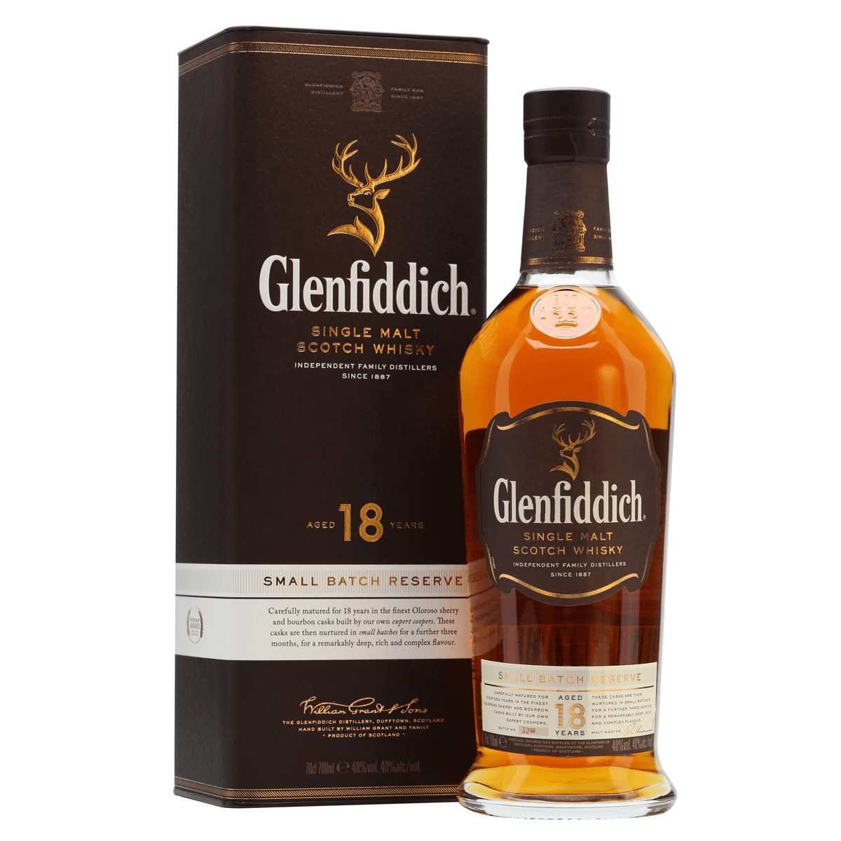 Glenfiddich 40 ans d'âge : Single Malt Scotch Whisky - Glenfiddich