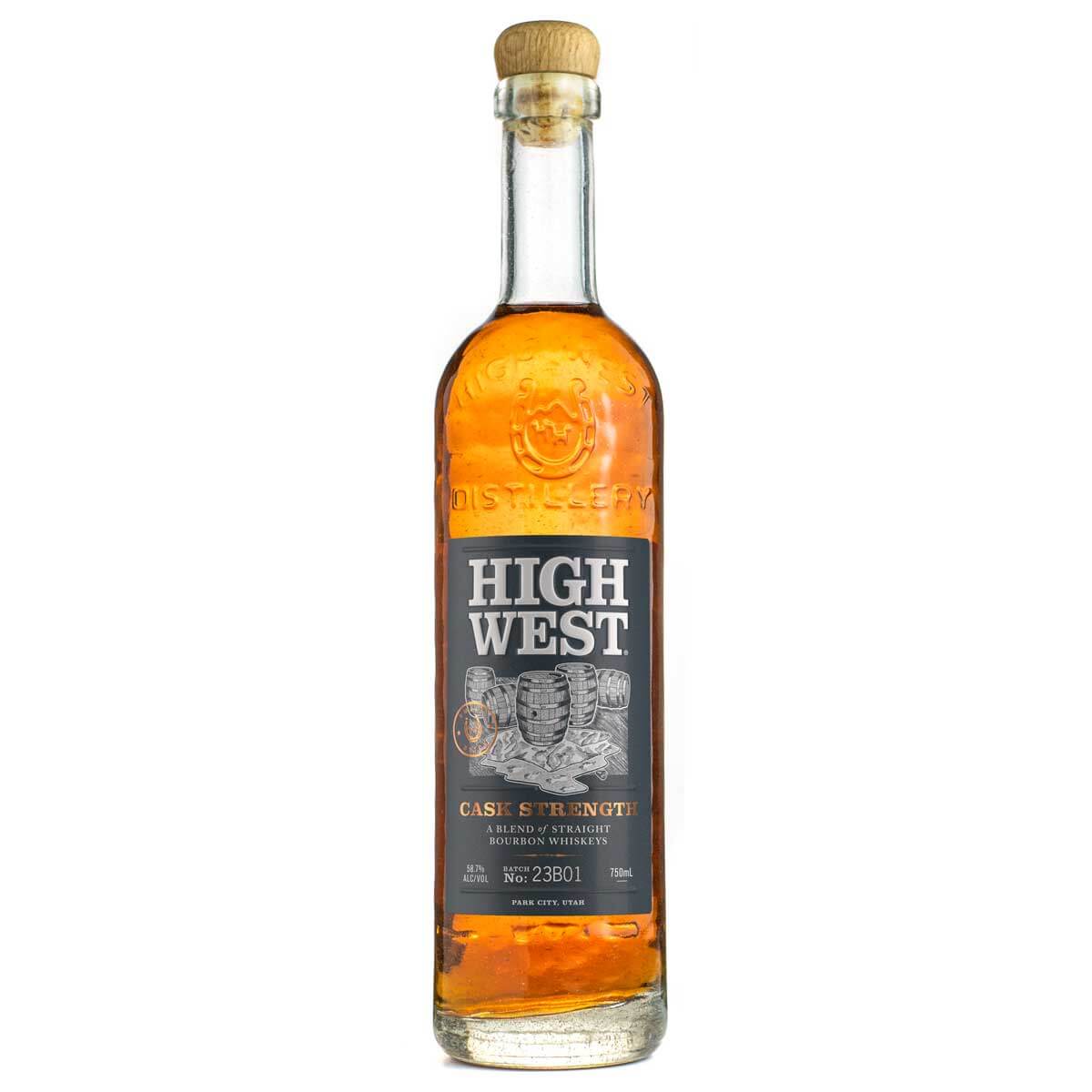 High West Cask Broadway Bourbon Liquor N Strength Wine Proof 117.4 🍇 