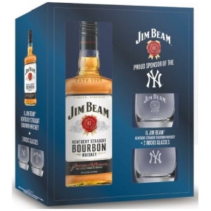 Jim Beam Bourbon Yankees Gift
