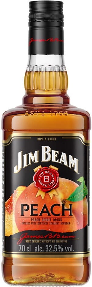 Jim Beam Peach 1L  🍇 Broadway Wine N Liquor