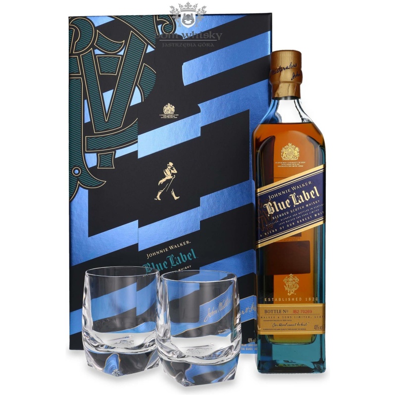 Johnnie Walker Blue Label Gift w/2 Glasses