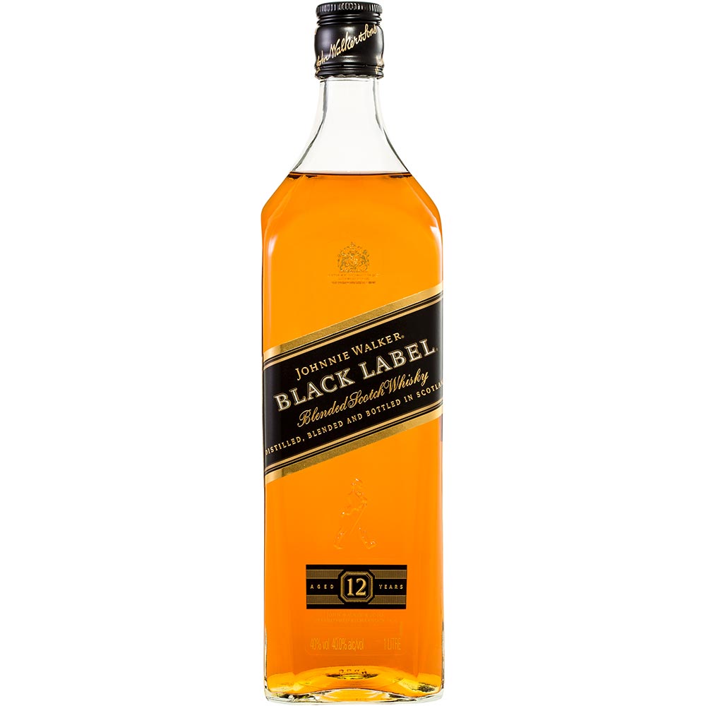 Johnnie Walker Black 1L  🍇 Broadway Wine N Liquor