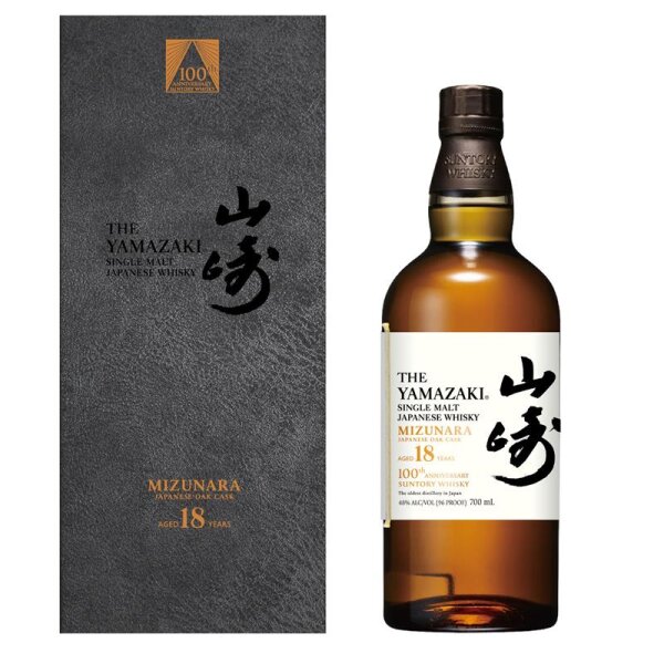 Yamazaki Whiskey Mizunara 18 Years Old 100th Anniversary 700ml